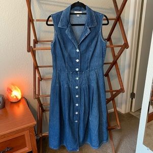 Dress Barn Women’s Sleeveless Denim Dress
